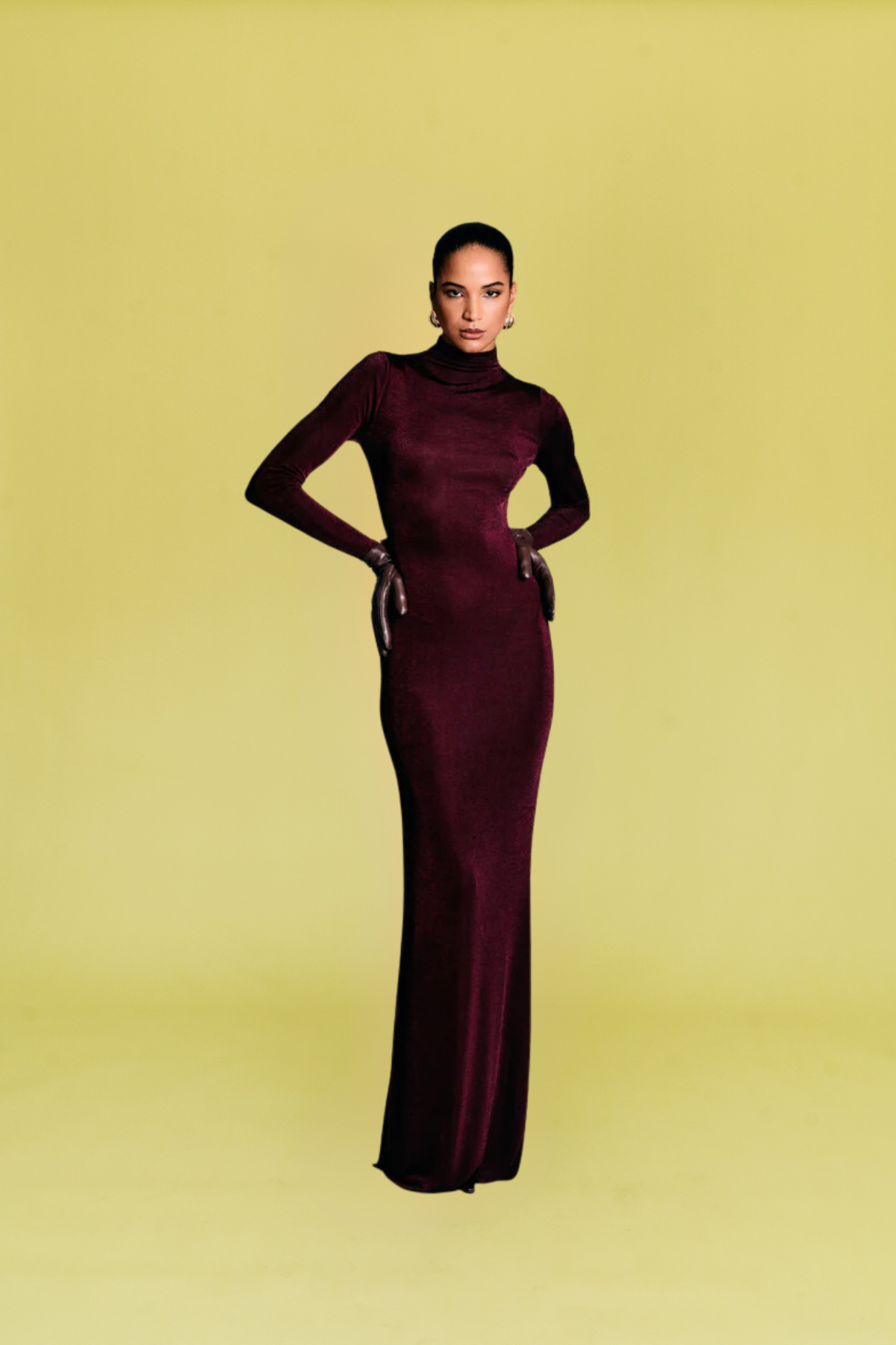 Kim Maxi Dress | Merlot